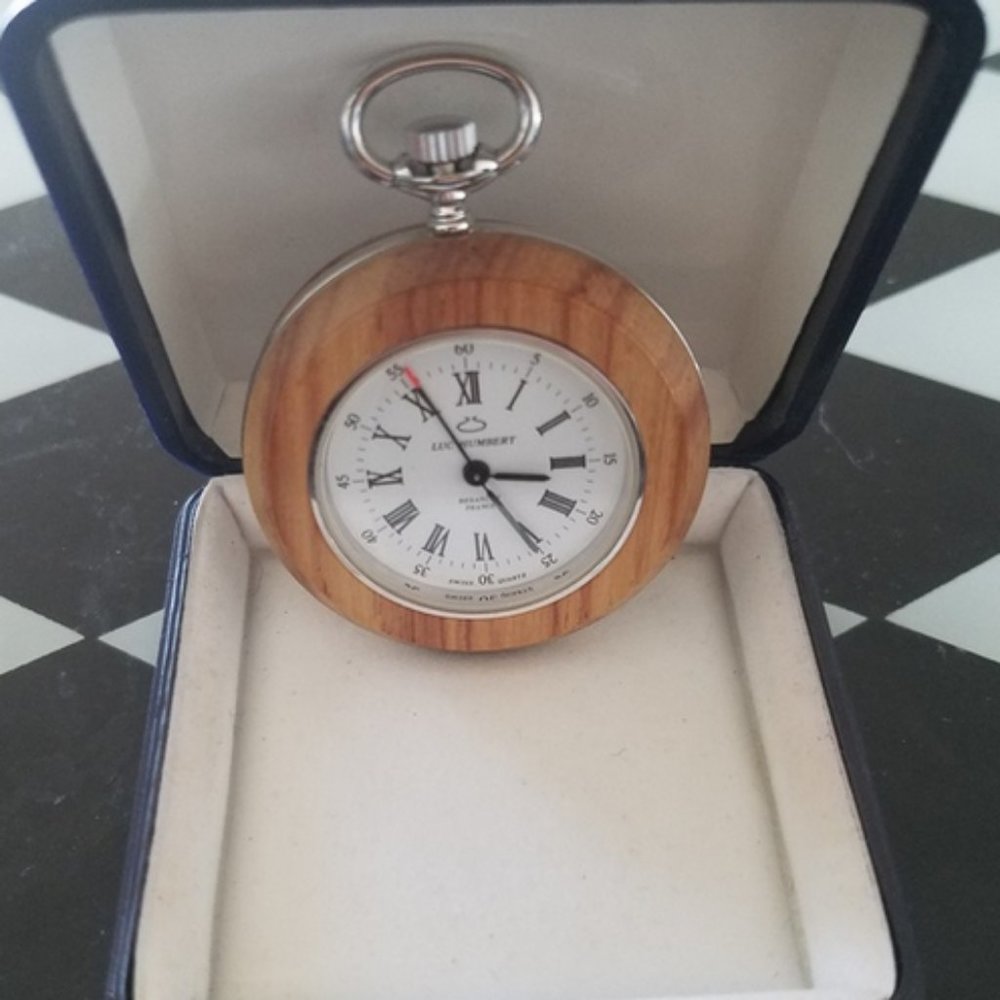 Vintage Luc Humbert Bois de Rose Pocketwatch